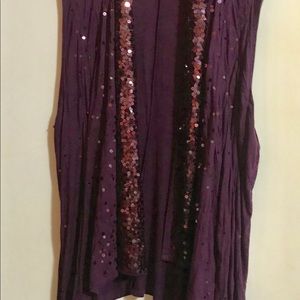 Pretty Dark Purple Shrug